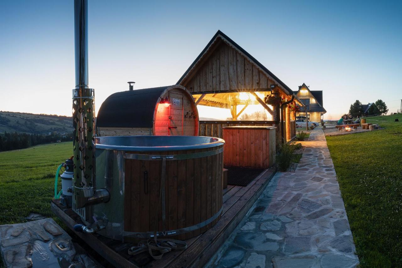 Witowianskie Domki Z Kominkiem, Jacuzzi I Sauna Dzianisz Екстериор снимка