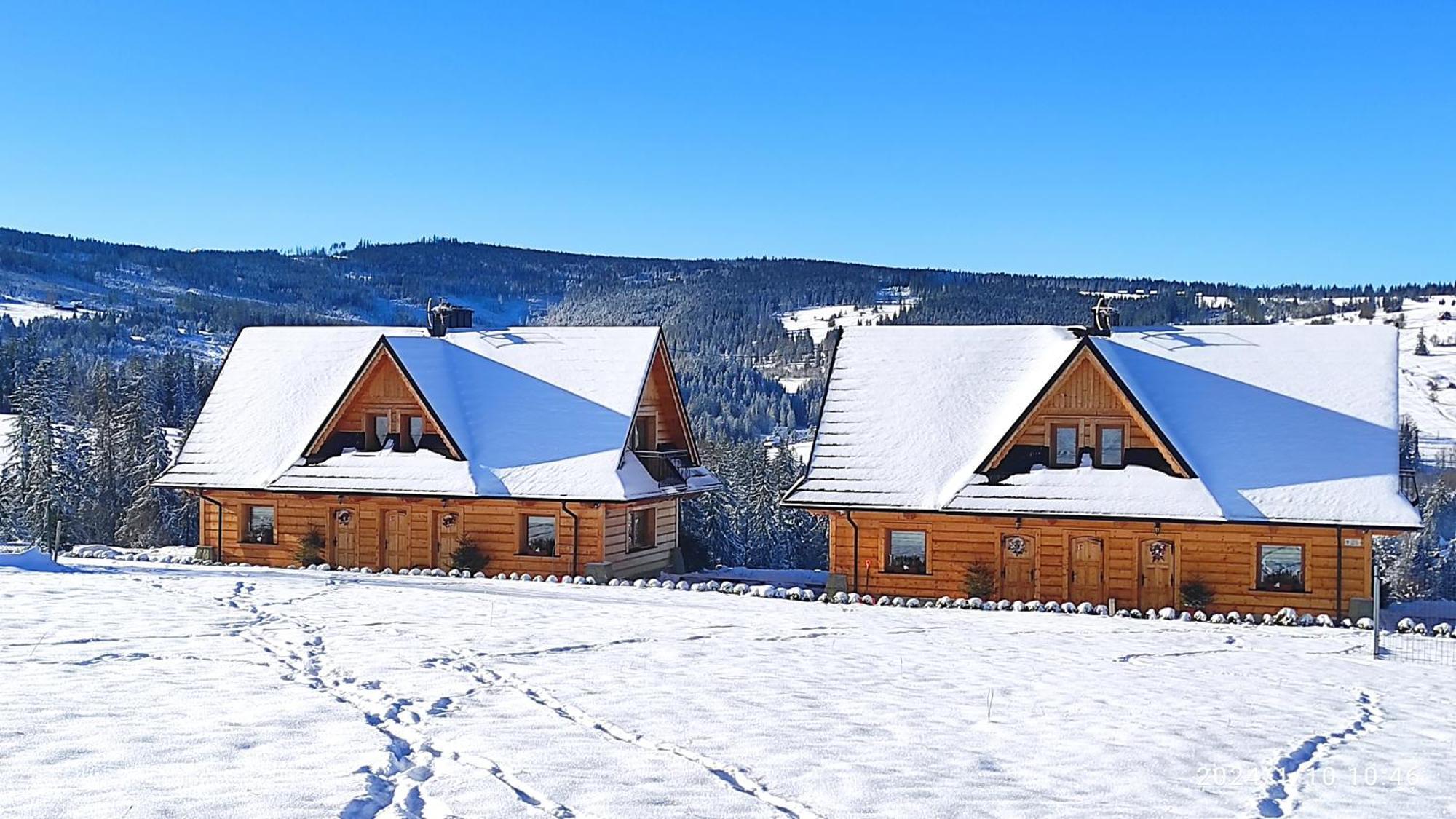 Witowianskie Domki Z Kominkiem, Jacuzzi I Sauna Dzianisz Екстериор снимка