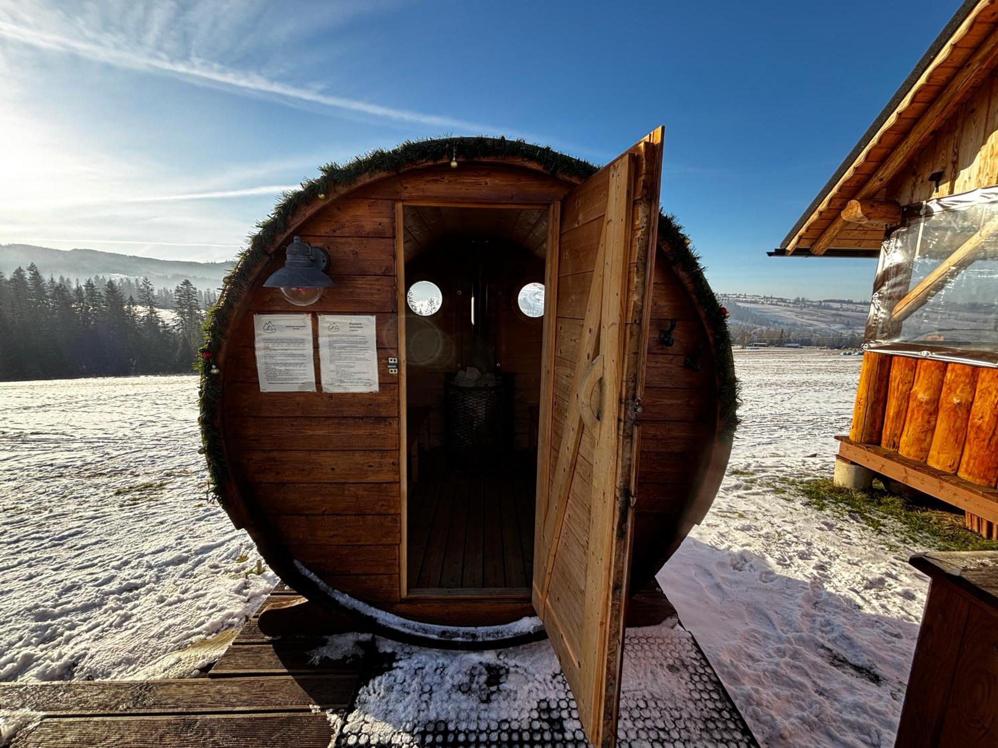 Witowianskie Domki Z Kominkiem, Jacuzzi I Sauna Dzianisz Екстериор снимка