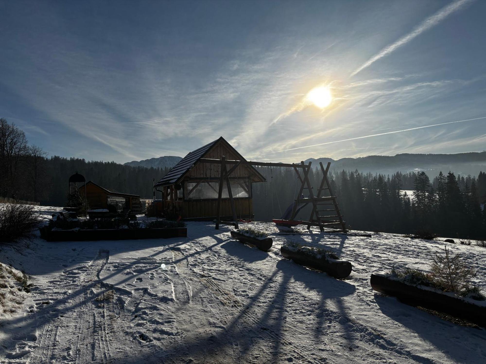 Witowianskie Domki Z Kominkiem, Jacuzzi I Sauna Dzianisz Екстериор снимка
