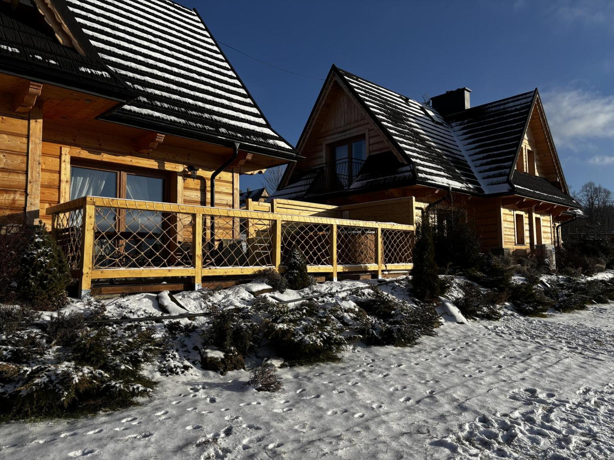 Witowianskie Domki Z Kominkiem, Jacuzzi I Sauna Dzianisz Екстериор снимка
