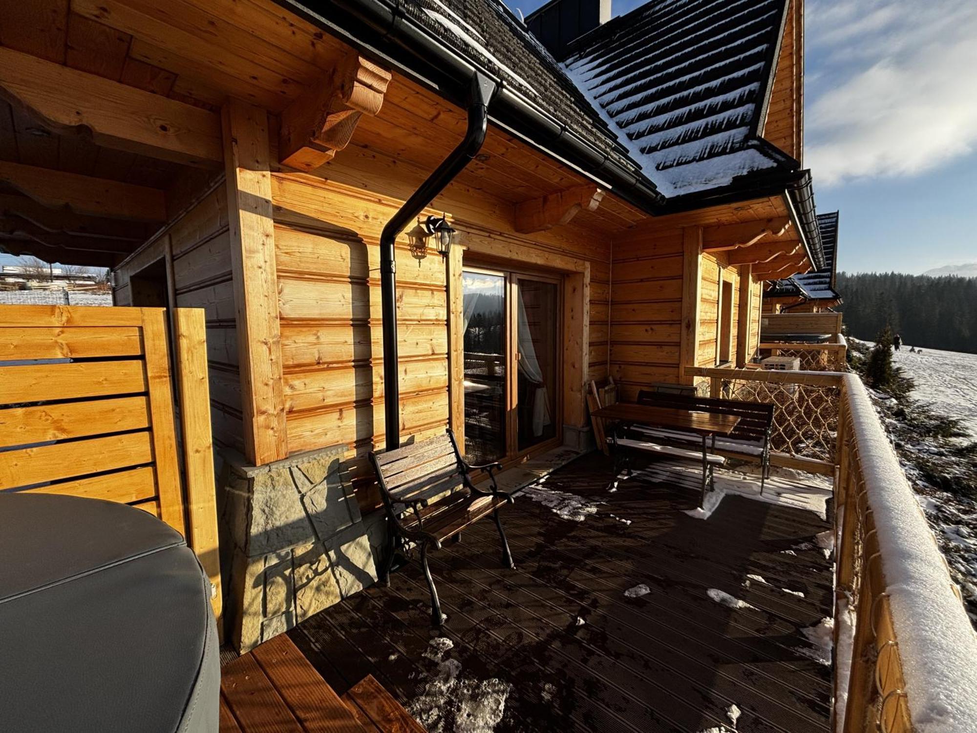 Witowianskie Domki Z Kominkiem, Jacuzzi I Sauna Dzianisz Екстериор снимка
